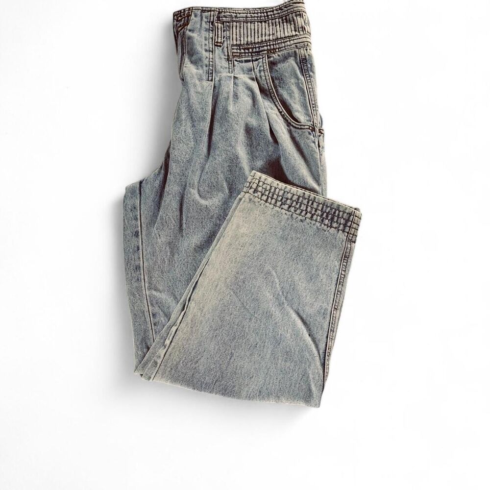 Vintage Jeanjer Jeans 80-90's Women's high waisted  elasticated waistband cute